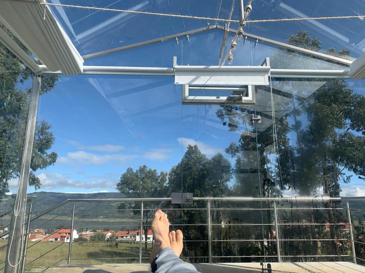 Hotel Glamping Cristal à Guatavita Extérieur photo