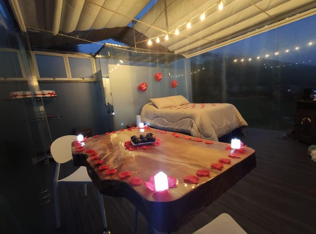 Hotel Glamping Cristal à Guatavita Extérieur photo