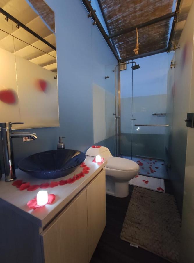 Hotel Glamping Cristal à Guatavita Extérieur photo